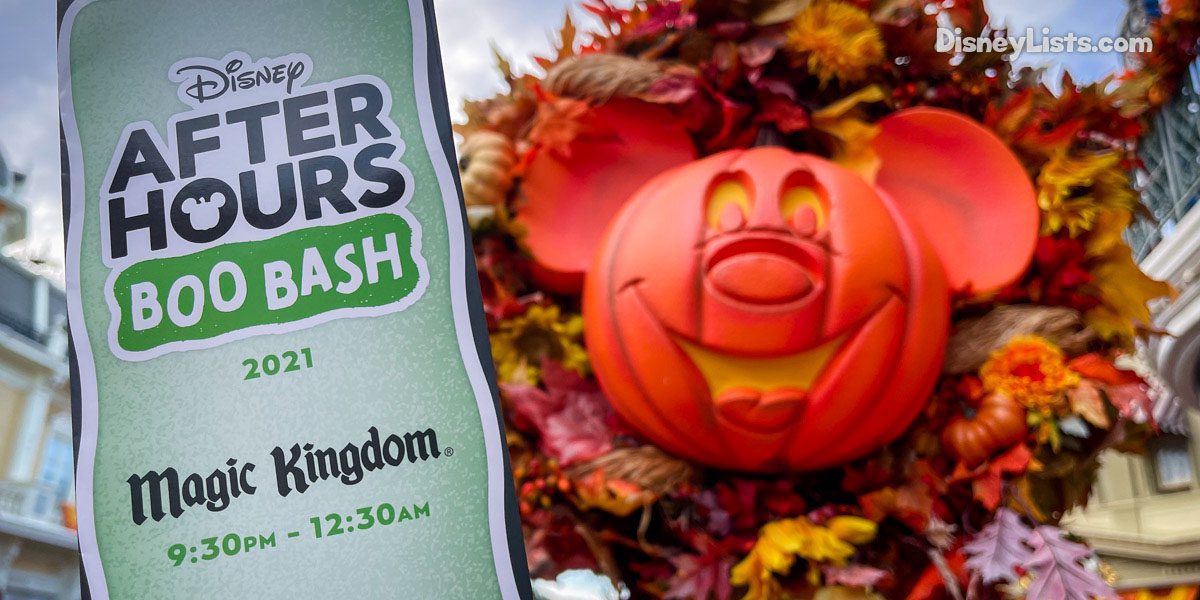 New Disney After Hours Boo Bash Our Review 14 Things You Need To Know Disneylists Com