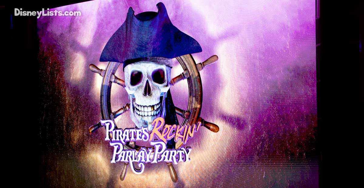 Pirate's Rockin' Parlay Party Debuts on the Disney Wish